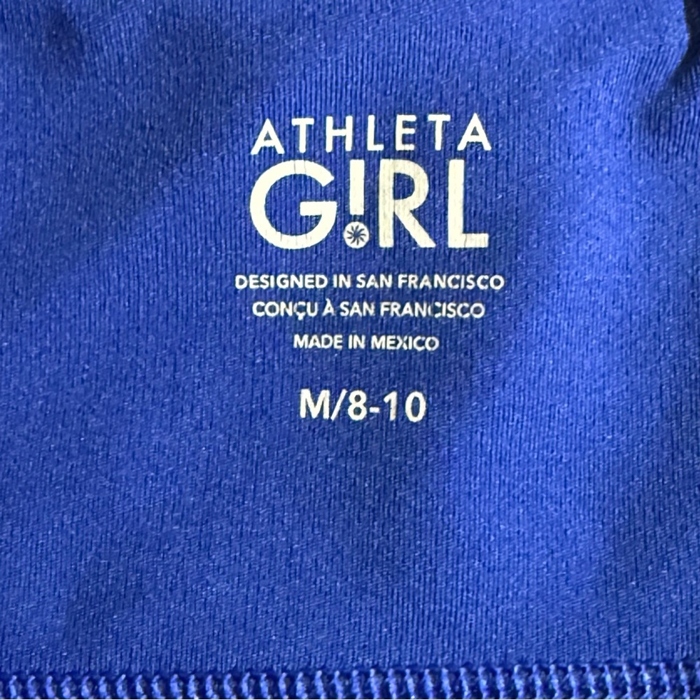 Athleta Girl High Rise Flare Pant Blue size Medium 8/10 - Picture 3 of 7